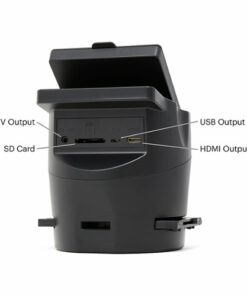 Kodak - Scanza Digital Film & Slide Scanner - Converts Film Negatives & Slides to JPEG - Includes Large Tilt-Up 3.5" LCD - Black
