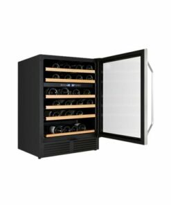 Avanti - 49-Bottle Dual Zone Wine Cooler - Stainless steel