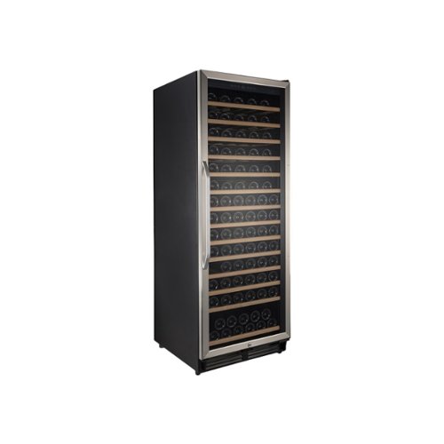 Avanti - 149-Bottle Wine Cooler - Stainless steel