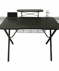 Atlantic - Gaming Pro Straight Computer Desk - Charcoal