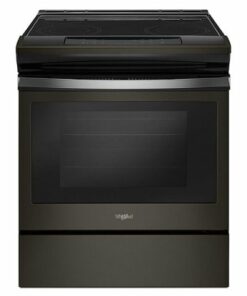 Whirlpool - 4.8 Cu. Ft. Self-Cleaning Slide-In Electric Range - Black Stainless Steel