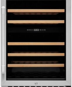 Dacor - 46-Bottle Built-In Dual Zone Wine Cooler, Handle Sold Separately - Stainless steel and glass