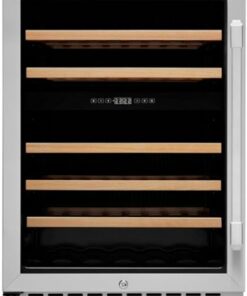 Dacor - 46-Bottle Built-In Dual Zone Wine Cooler, Handle Sold Separately - Stainless steel