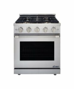Dacor - Professional 5.2 Cu. Ft. Self-Cleaning Freestanding Gas Convection Range with 4 burners, NG - Stainless steel