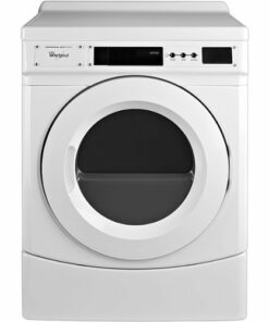 Whirlpool - 6.7 Cu. Ft. 3-Cycle Commercial Electric Dryer - White