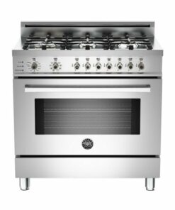Bertazzoni - 4 Cu. Ft. Self-Cleaning Freestanding Dual Fuel Convection Range - Stainless steel