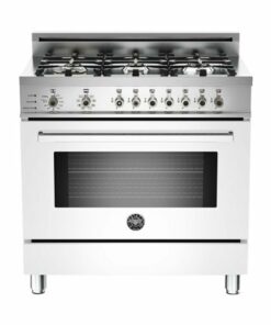 Bertazzoni - 4 Cu. Ft. Self-Cleaning Freestanding Dual Fuel Convection Range - Silver 0