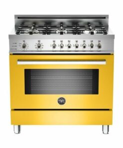 Bertazzoni - 4 Cu. Ft. Self-Cleaning Freestanding Dual Fuel Convection Range - Silver 1