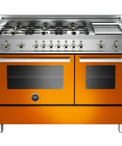 Bertazzoni - Freestanding Double Oven Gas Convection Range - Orange