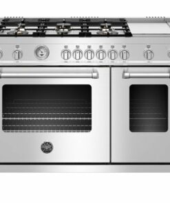 Bertazzoni - Freestanding Double Oven Gas Convection Range - Stainless steel 0