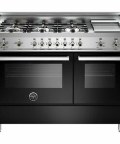 Bertazzoni - Freestanding Double Oven Gas Convection Range - Black 0