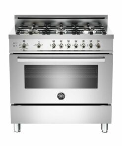 Bertazzoni - 4.4 Cu. Ft. Freestanding Gas Convection Range - Stainless steel 0