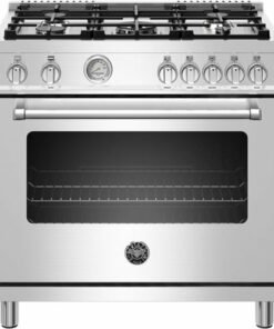 Bertazzoni - 5.9 Cu. Ft. Freestanding Gas Convection Range - Stainless steel 0