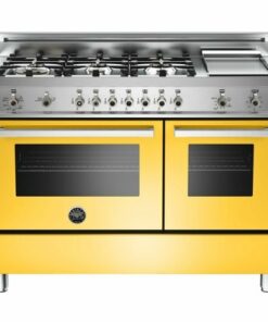 Bertazzoni - Freestanding Double Oven Gas Convection Range - Yellow