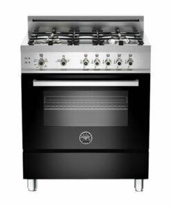Bertazzoni - 3.6 Cu. Ft. Freestanding Gas Convection Range - Black