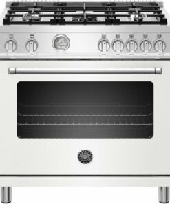 Bertazzoni - 5.9 Cu. Ft. Freestanding Gas Convection Range - Matte White
