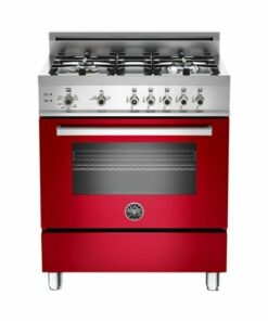 Bertazzoni - 3.6 Cu. Ft. Freestanding Gas Convection Range - Red