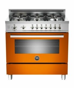 Bertazzoni - 4.4 Cu. Ft. Freestanding Gas Convection Range - Orange