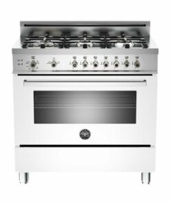Bertazzoni - 4.4 Cu. Ft. Freestanding Gas Convection Range - White