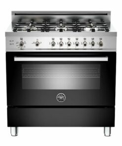 Bertazzoni - 4.4 Cu. Ft. Freestanding Gas Convection Range - Black