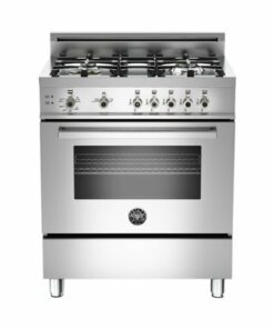 Bertazzoni - 3.6 Cu. Ft. Freestanding Gas Convection Range - Stainless steel