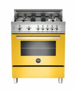 Bertazzoni - 3.6 Cu. Ft. Freestanding Gas Convection Range - Yellow