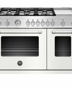 Bertazzoni - Freestanding Double Oven Gas Convection Range - White 1