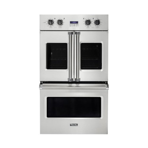 Viking - Professional 7 Series 29.5" Built-In Double Electric Convection Wall Oven - Stainless steel