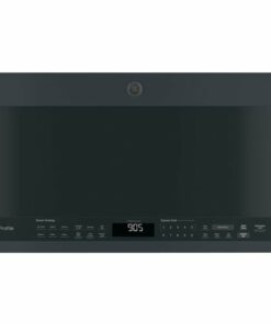 GE Profile - 2.1 Cu. Ft. Over-the-Range Microwave with Sensor Cooking - Black Slate