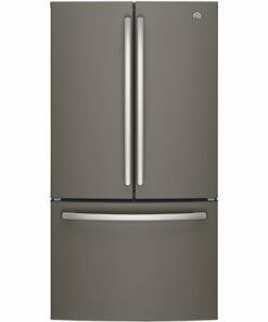 GE - 27.0 Cu. Ft. French Door Refrigerator with Internal Water Dispenser - Slate