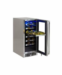 Lynx - Professional 24-Bottle Built-In Wine Cooler - Stainless steel 1