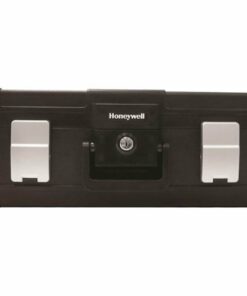 Honeywell - 0.39 Cu. Ft. Fire- and Water-Resistant Hanging File Chest with Key Lock - Black