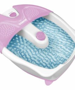 Conair - Foot Spa With Vibration & Heat - White/Purple