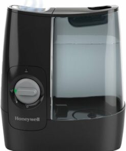 Honeywell - HWM845 Warm Mist Humidifier with Essential oil cup, Filter Free - Black