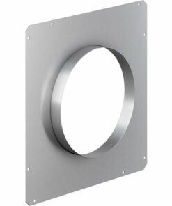 Thermador - 8" Round Front Plate for Select Downdraft Range Hoods - Silver