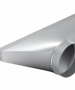 Thermador - 6" Round Side/Rear Transition for Select Downdrafts - Silver