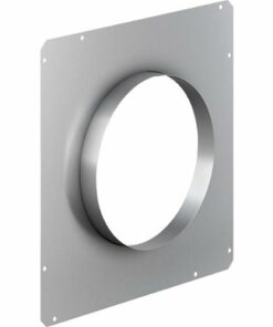 Thermador - 10" Round Front Plate for Select Downdraft Range Hoods - Silver