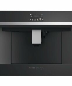 Fisher & Paykel - 1-Cup Coffeemaker - Black Reflective Glass With Polished Metal Trim