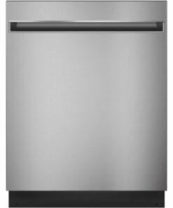 GE - 24" Top Control Built-In Dishwasher with Stainless Steel Tub - Stainless steel 0