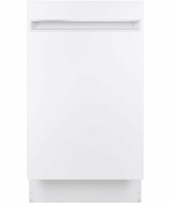 GE Profile - 18" Top Control Built-In Dishwasher with Stainless Steel Tub - White
