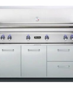 Viking - 54" Outdoor Grill Base - Stainless Steel