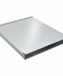 Duct Channel for Select Bosch Downdraft Hoods - Silver - Stainless steel