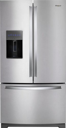 Whirlpool - 26.8 Cu. Ft. French Door Refrigerator - Stainless steel 0