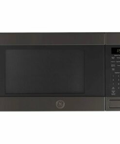 GE - 1.6 Cu. Ft. Microwave - Black Stainless Steel