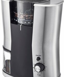 Brim - 6.4-Oz. Conical Burr Coffee Grinder - Stainless Steel