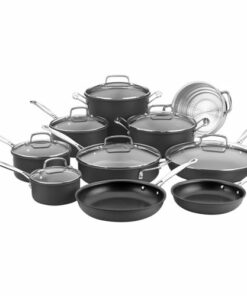 Cuisinart - Chef's Classic 17-Piece Cookware Set - Black