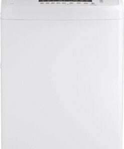 GE - 2.8 Cu. Ft. Top Load Washer - White/Black