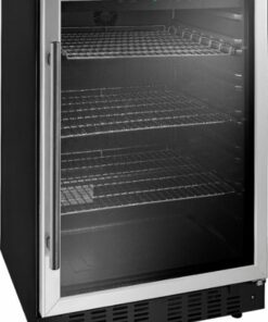 Insignia™ - 165-Can Built-In Beverage Cooler - Stainless steel