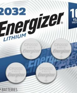 Energizer 2032 Batteries (4 Pack), 3V Lithium Coin Batteries