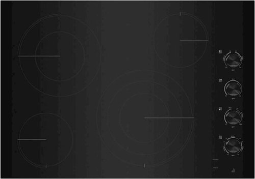 JennAir - 30" Electric Cooktop - Black 0